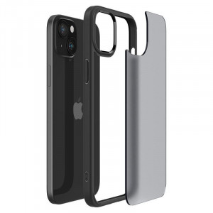 Оригинален гръб SPIGEN Ultra Hybrid - iPhone 15 Frost Black - Img 12