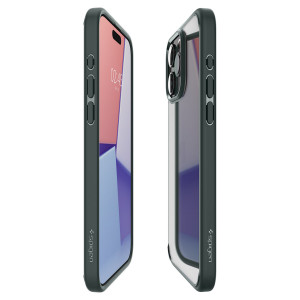 Оригинален гръб SPIGEN Ultra Hybrid - iPhone 15 Pro Max тъмнозелен - Img 6