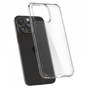Оригинален гръб SPIGEN Ultra Hybrid - iPhone 15 Pro Max Frost Clear - Img 16