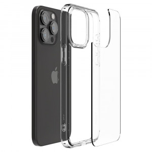 Оригинален гръб SPIGEN Ultra Hybrid - iPhone 15 Pro Max кристалнопрозрачен - Img 8