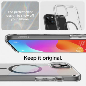 Оригинален гръб SPIGEN Ultra Hybrid MagSafe - iPhone 15 Carbon Fiber - Img 8