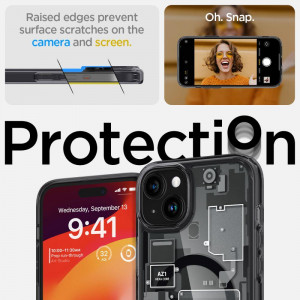 Оригинален гръб SPIGEN Ultra Hybrid MagSafe - iPhone 15 Plus Zero One - Img 12