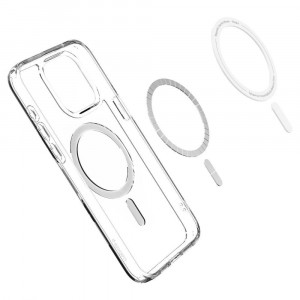 Оригинален гръб SPIGEN Ultra Hybrid MagSafe - iPhone 15 Pro Max графит - Img 6