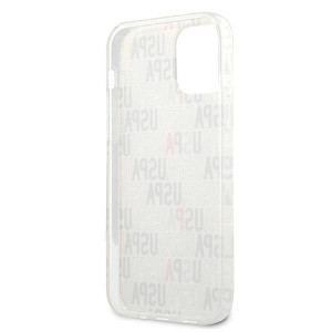 Оригинален гръб US POLO Logo Mania USHCP12SPCUSPA6 - iPhone 12 mini бял - Img 9