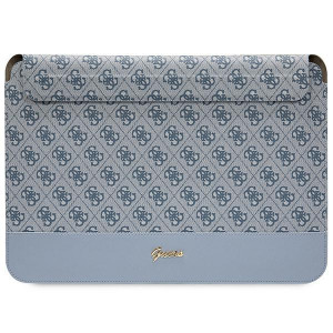 Оригинален калъф за лаптоп GUESS 4G Stripe Metal Logo GUCS14PS4SGB 14" син - Img 1