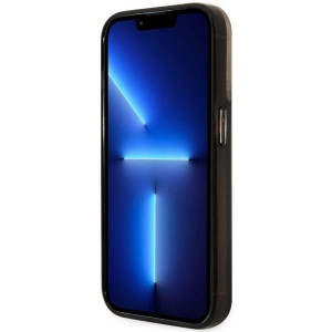 Оригинален полупрозрачен гръб GUESS 4G Liquid Glitter GUHCP14LLC4PSGK - iPhone 14 Pro черен - Img 5