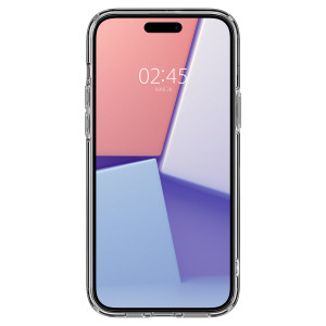 Оригинален прозрачен гръб с цветна рамка SPIGEN Crystal Hybrid MagSafe - iPhone 15 Pro Max прозрачен - Img 2