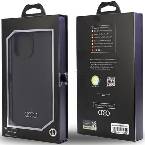 Оригинален силиконов гръб AUDI AU-LSRIP14PM-Q3 / D1-BK - iPhone 14 Pro Max черен - Img 6