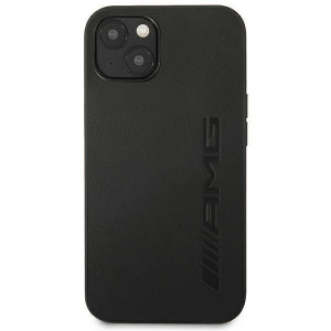 Оригинален твърд гръб AMG Leather Hot Stamped AMHCP14MDOLBK - iPhone 14 Plus черен - Img 3