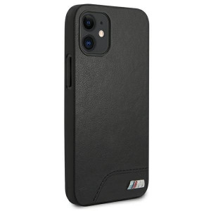 Оригинален твърд гръб BMW M Collection Smooth PU BMHCP12SMHOLBK - iPhone 12 mini черен - Img 4