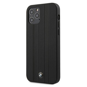 Оригинален твърд гръб BMW Signature Tire Marks BMHCP12STTBK - iPhone 12 mini черен - Img 1
