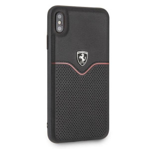 Оригинален твърд гръб FERRARI Off Track Victory FEOVEHCI65BK - iPhone XS Max черен - Img 13