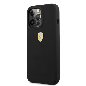 Оригинален твърд гръб FERRARI Silicone MagSafe FESSIHMP13LBK - iPhone 13 Pro черен - Img 2