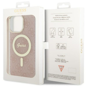 Оригинален твърд гръб GUESS 4G GUHMP14XH4STP - iPhone 14 Pro Max розов - Img 8