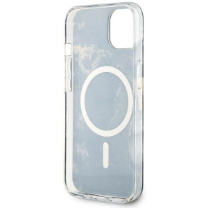 Оригинален твърд гръб GUESS Golden Marble MagSafe GUHMP14MHTMRSK - iPhone 14 Plus черен - Img 7