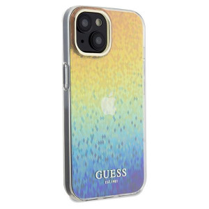 Оригинален твърд гръб GUESS IML Faceted Mirror Disco Iridescent - iPhone 13 / 14 / 15 многоцветен - Img 4