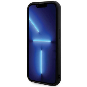 Оригинален твърд гръб GUESS Sequin Script Metal - iPhone 13 Pro черен - Img 5