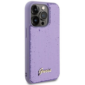 Оригинален твърд гръб GUESS Sequin Script Metal - iPhone 15 Pro Max лилав - Img 4