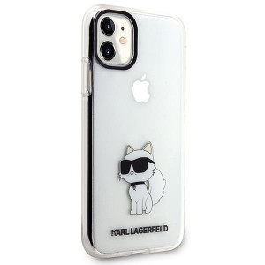 Оригинален твърд гръб KARL LAGERFELD Ikonik Choupette KLHCN61HNCHTCT - iPhone 11 прозрачен - Img 4