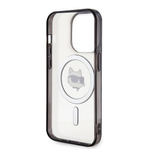 Оригинален твърд гръб KARL LAGERFELD IML Choupette's Head MagSafe KLHMP15XHCHNOTK - iPhone 15 Pro Max прозрачен - Img 7