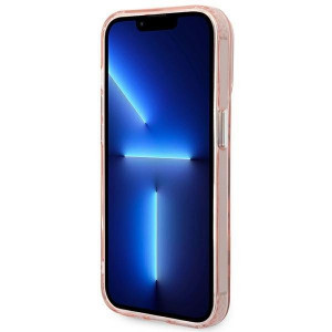 Оригинален твърд гръб KARL LAGERFELD Karl & Choupette Aluminum MagSafe KLHMP14XHKCP - iPhone 14 Pro Max розов - Img 5
