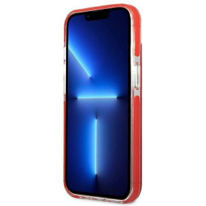 Оригинален твърд гръб KARL LAGERFELD Karl & Choupette Head KLHCP13STPE2TR - iPhone 13 mini червен - Img 5
