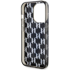 Оригинален твърд гръб KARL LAGERFELD Monogram Ikonik - iPhone 15 Pro Max прозрачен - Img 7