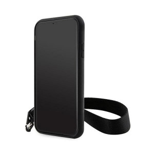Оригинален твърд гръб KARL LAGERFELD Monogram Losange Saffiano KLHCN61SAKLMBSK - iPhone 11 черен - Img 5