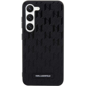 Оригинален твърд гръб KARL LAGERFELD Saffiano Mono Metal Logo KLHCS23MSAKLHPK - Samsung Galaxy S23+ черен - Img 3