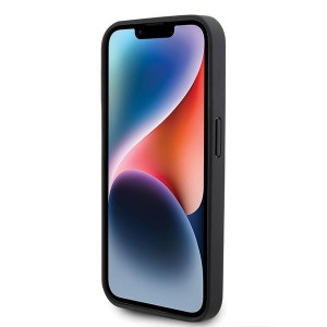 Оригинален твърд гръб MERCEDES Leather & Alu MagSafe - iPhone 15 Pro сребрист - Img 6