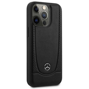 Оригинален твърд гръб MERCEDES Leather Urban MEHCP15LARMBK - iPhone 15 Pro черен - Img 4