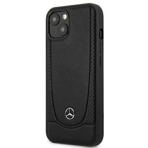Оригинален твърд гръб MERCEDES Leather Urban MEHCP15MARMBK - iPhone 15 Plus черен - Img 2
