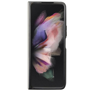 Оригинален твърд калъф GUESS Leather 4G Diamond Triangle - Samsung Galaxy Z Fold5 черен - Img 4
