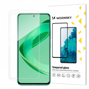 Плосък закален стъклен протектор 9H WOZINSKY - Huawei Nova 11 SE с черна рамка - Img 1