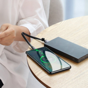 Плосък кабел за зареждане и данни BASEUS Simple HW USB Type A към USB Type C с бързо зареждане 3.0 5A 40W 0.23m (CATMBJ-BG1) сив - Img 8