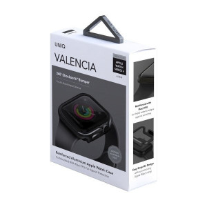 Подсилен алуминиев калъф за корпус UNIQ Valencia - Apple Watch 44mm Series 5 / 44mm Series 4 бронзово сив - Img 5