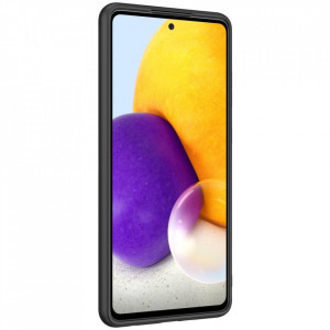 Подсилен гръб с гел рамка NILLKIN Textured - Samsung Galaxy A72 черен - Img 6