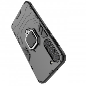 Подсилен гръб с магнитна стойка Ring Armor - iPhone 14 Plus черен - Img 9