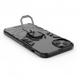 Подсилен гръб с магнитна стойка Ring Armor - iPhone 14 Pro Max черен - Img 11