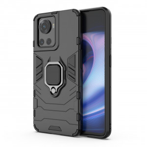 Подсилен гръб с магнитна стойка Ring Armor - OnePlus Ace черен - Img 19