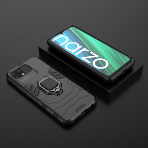 Подсилен гръб с магнитна стойка Ring Armor - Realme narzo 50A черен - Img 14