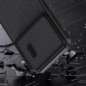 Подсилен гръб с подвижно покритие за камерата NILLKIN Textured S - Samsung Galaxy S23+ черен - Img 9