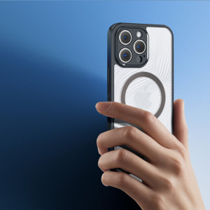 Подсилен гръб Dux Ducis Aimo MagSafe - iPhone 14 Pro черен - Img 5