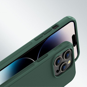 Подсилен гръб NILLKIN Super Frosted Shield Pro - iPhone 14 Pro син - Img 10