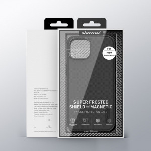 Подсилен гръб NILLKIN Super Frosted Shield Pro MagSafe - iPhone 14 Plus син - Img 5