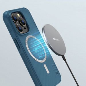 Подсилен гръб NILLKIN Super Frosted Shield Pro MagSafe - iPhone 14 Pro Max черен - Img 8