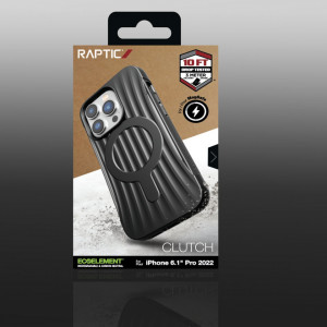 Подсилен гръб Raptic X-Doria Clutch MagSafe - iPhone 14 Pro черен - Img 5