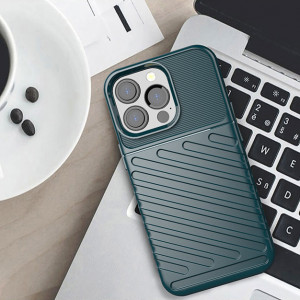 Подсилен гръб Thunder - iPhone 13 Pro зелен - Img 2