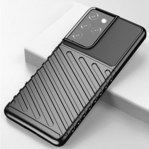 Подсилен гръб Thunder - Samsung Galaxy S22 Ultra черен - Img 12
