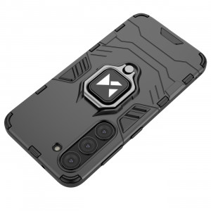 Подсилен гръб WOZINSKY Ring Armor със стойка - Samsung Galaxy S23+ черен - Img 9
